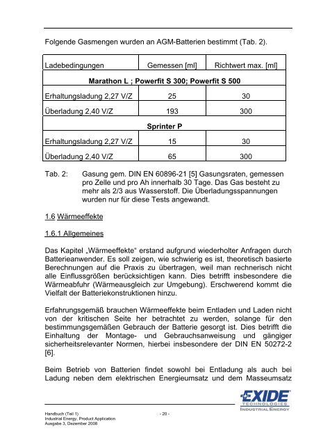 Blei Gel Akku Handbuch Teil 1 - udomi