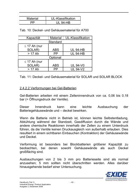 Blei Gel Akku Handbuch Teil 1 - udomi