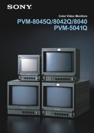 PVM-20M4E/20M2E PVM-20M4A PVM-14M4E/14M2E ... - Acuson
