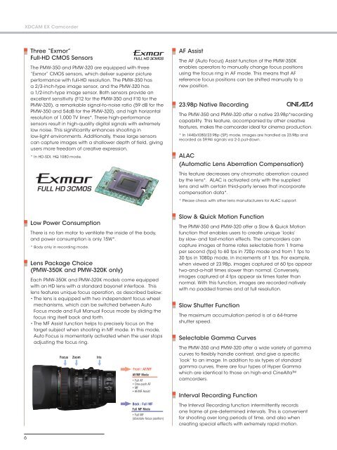 Brochure - Sony Professional Solutions Asia Pacific