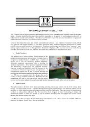 STUDIO EQUIPMENT SELECTION - TE (PNG)