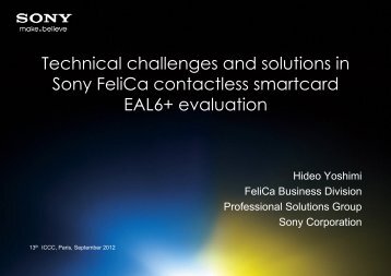 Technical challenges and solutions in Sony FeliCa contactless ...