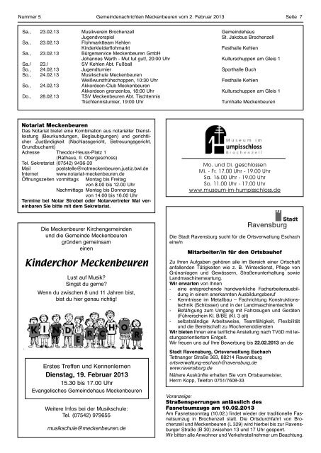 Ausgabe 5 - Meckenbeuren