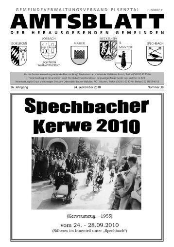 Amtsblatt vom 24.09.10 - Meckesheim