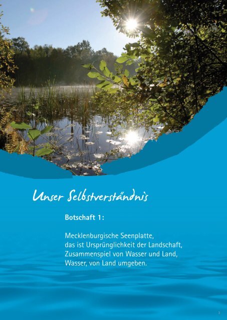 touristisches Leitbild - Mecklenburgische Seenplatte