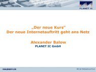 Alexander Balow, Planet IC - Mecklenburgische Seenplatte