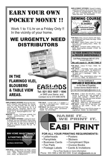 ED 939 - 18th January 2013 - Easi-Ads Online