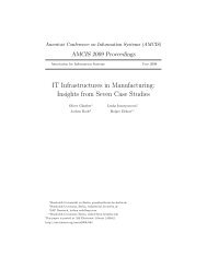 IT Infrastructures in Manufacturing: Insights from Seven Case Studies