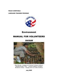 Environment Lang Tech Manual Fulfulde updated 08 - Mali