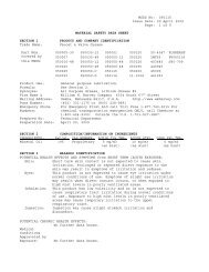 MSDS No: 050115 Issue Date: 29 April 2009 Page: 1 of 5 ... - Menards