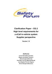 Clarification Paper – EG.2 High level requirements for a eCall in ...