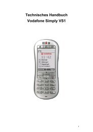 Technisches Handbuch Vodafone Simply VS1
