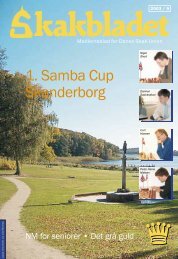1. Samba Cup Skanderborg - DSU - Dansk Skak Union