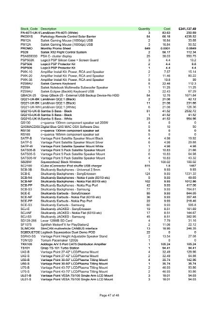 Stock Valuation to Hilco 20091202