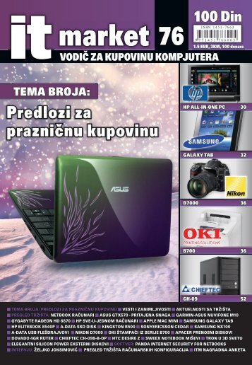 Predlozi za prazničnu kupovinu 76 100 Din - IT Market Magazin