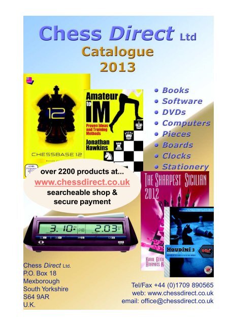 pdf catalogue - Chess Direct Ltd