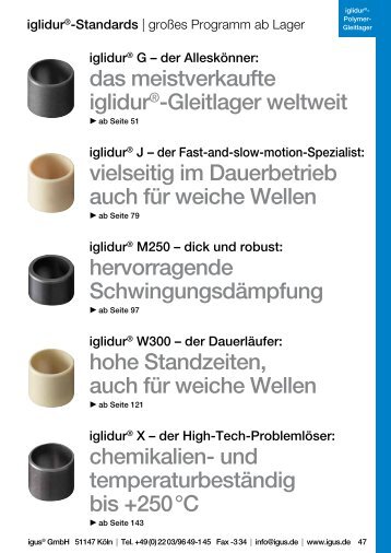das meistverkaufte iglidur®-Gleitlager weltweit vielseitig im - Igus