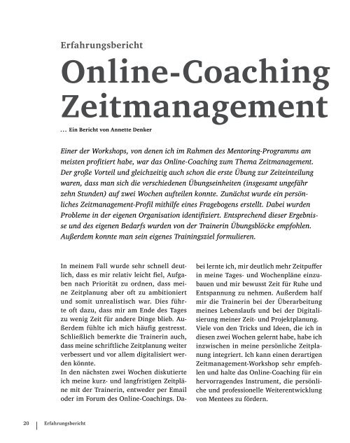 Mentoring - Universitätsmedizin Göttingen