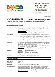 HYDROPRIMER 1K-Haft- und Metallgrund