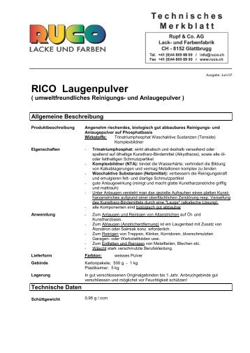 RICO Laugenpulver