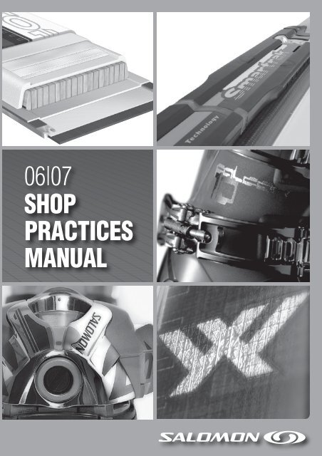 At sige sandheden chant Tordenvejr 06|07 SHOP PRACTICES MANUAL - Salomon Certification