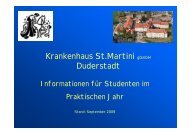 Krankenhaus St.Martini gGmbH Duderstadt