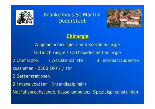 Krankenhaus St.Martini gGmbH Duderstadt