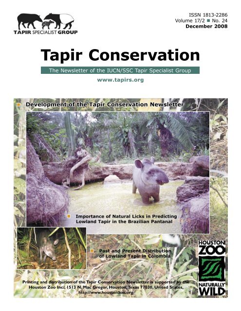 Tapir Conservation - Tapir Specialist Group