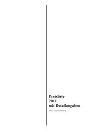 Download Preisliste 2011 - SÜSS & LECKER Beatrix Neege e.K.