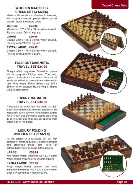 Download the Catalogue - London Chess Centre