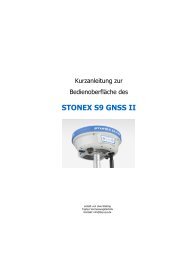 STONEX S9 Kurzanleitung