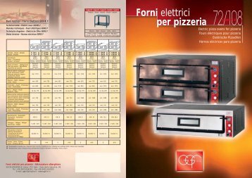 Forni elettrici per pizzeria - GGF Srl