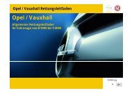 Opel / Vauxhall Rettungsleitfaden