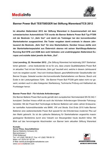MediaInfo Banner Batterietest 2012 CHD (0.1 Mb) - Banner GmbH