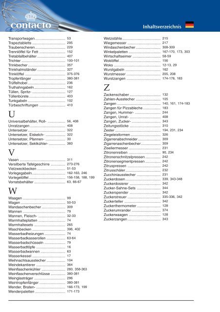 Contacto Katalog 2008