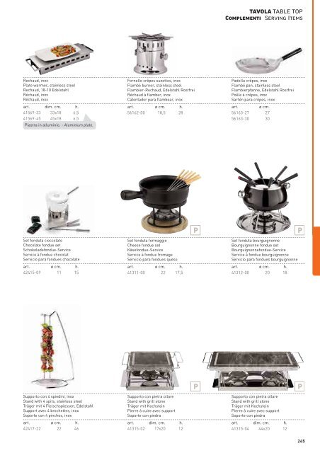 Catalogo Prodotti Product Catalog - Horeco