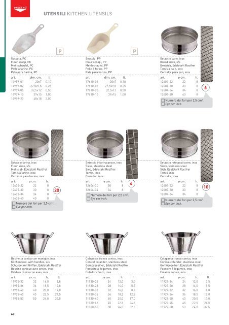 Catalogo Prodotti Product Catalog - Horeco