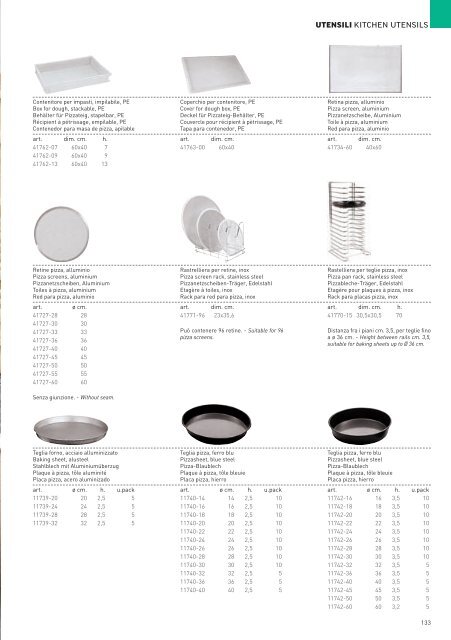 2010 - 2011 PRODUCT CATALOG - Horeco