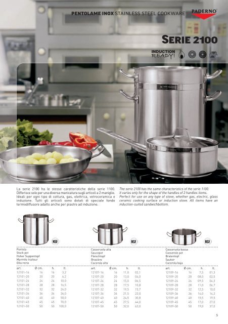 2010 - 2011 PRODUCT CATALOG - Horeco