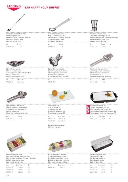 2010 - 2011 PRODUCT CATALOG - Horeco