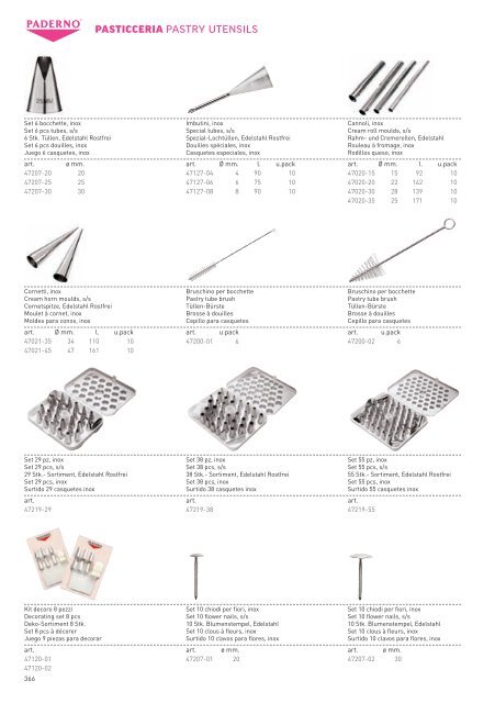 2010 - 2011 PRODUCT CATALOG - Horeco