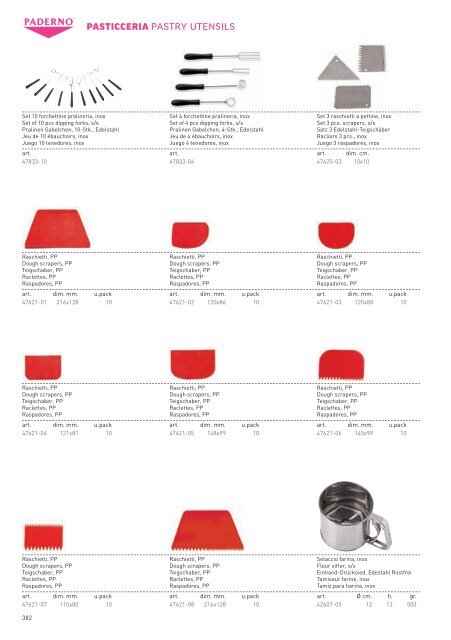 2010 - 2011 PRODUCT CATALOG - Horeco