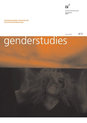 Nr. 15, HS 2009, Transsexualität (pdf, 1.8 MB - Interdisziplinäres ...