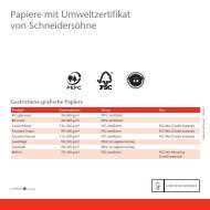 Papiere mit Umweltzertifikat von Schneidersöhne - Soft-Carrier