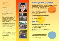 Kindergärten & Krippen Schule - Markt Wilhermsdorf