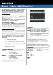 Cresnet – Verteiler als REG (Hutschiene) - Crestron