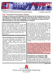 FIS-INFO - Freiwillige Feuerwehr Hamburg