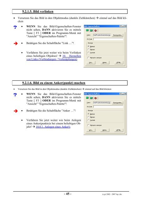 NetObjects FUSION - in Algorithmen - lern-soft-projekt