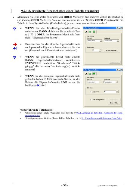 NetObjects FUSION - in Algorithmen - lern-soft-projekt