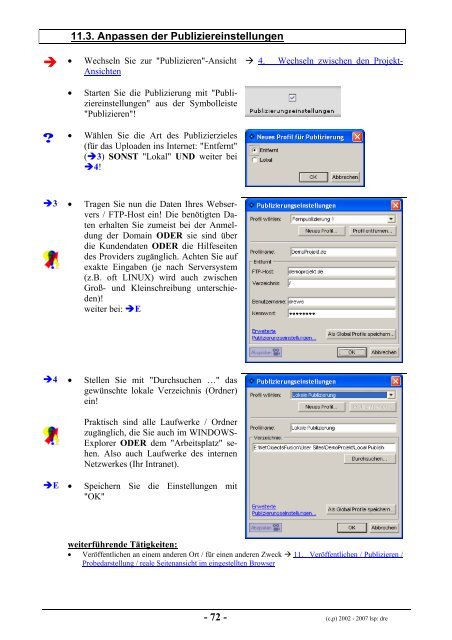 NetObjects FUSION - in Algorithmen - lern-soft-projekt